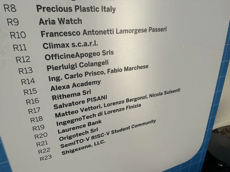 Maker Faire Rome 2025, lo stand durante la fiera