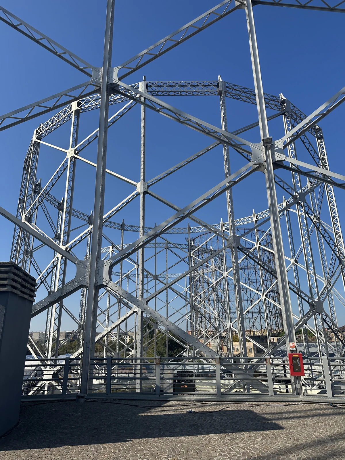 La struttura del Gazometro Ostiense