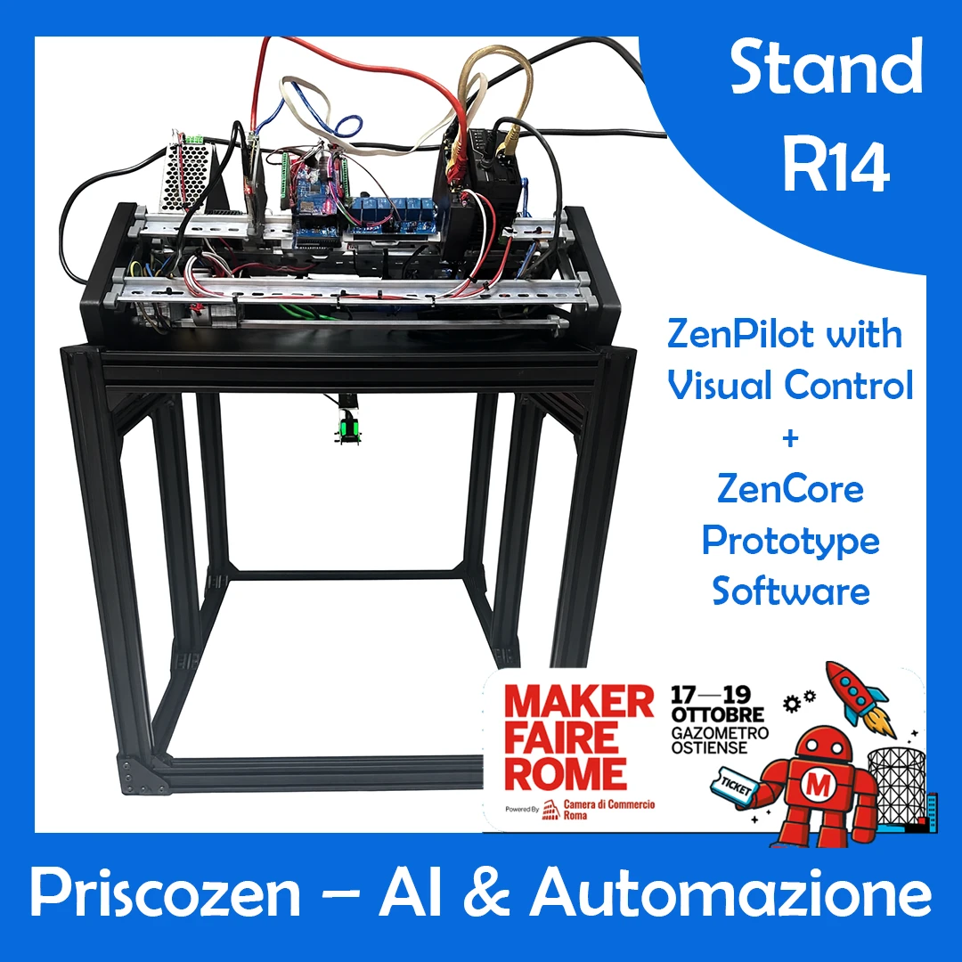 ZenPilot e ZenCore: materiale dello stand R14