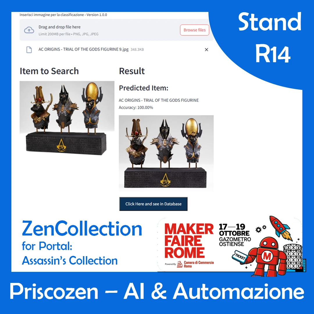 ZenCollection: materiale dello stand R14