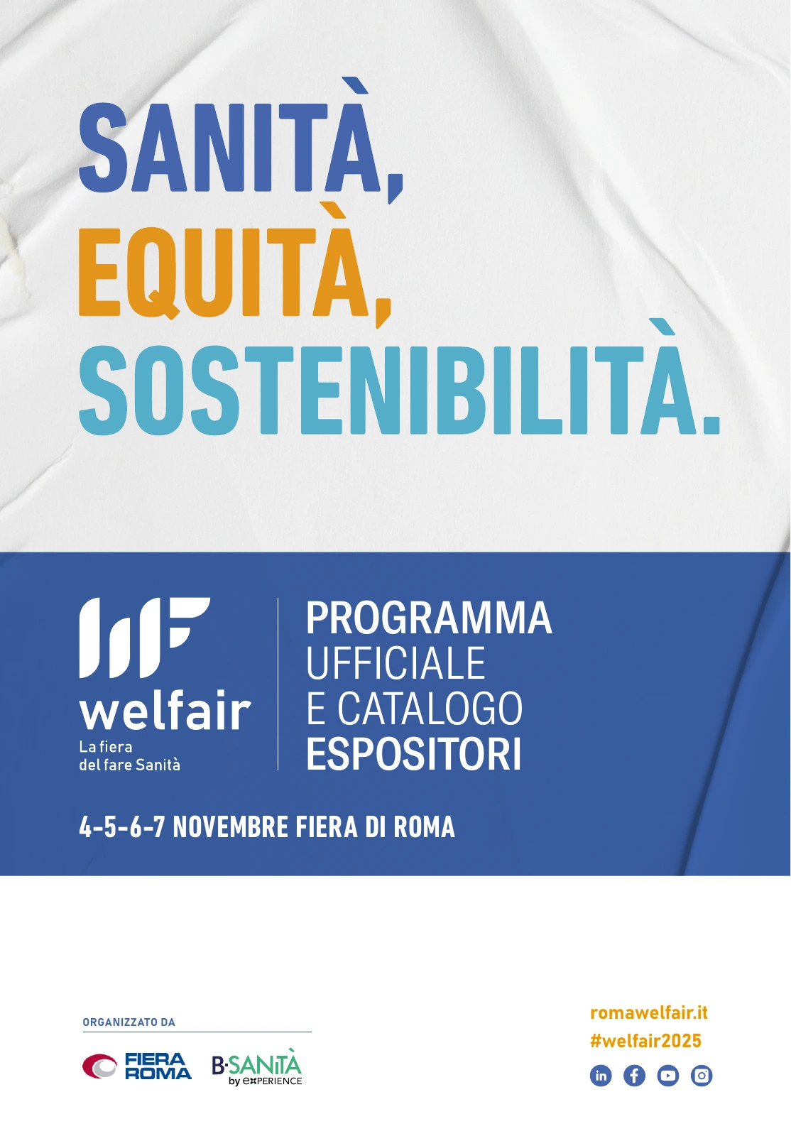 Programma ufficiale e catalogo espositori Welfair 2025