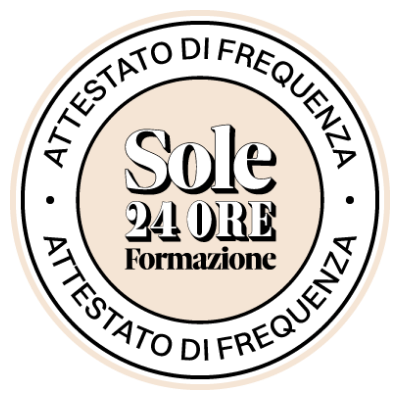 Sole 24 Ore Formazione attestato di frequenza